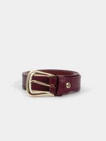 Ремені URBAN TRACE модель UT-W-64-2.5_burgundy_gold Фото