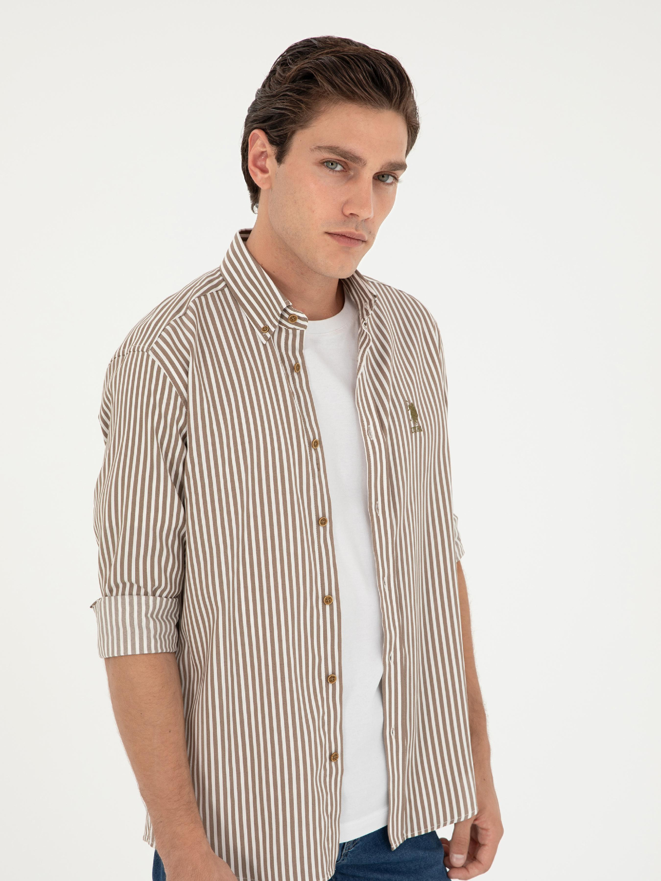Сорочки US Polo модель G081SZ004.000.2004222.VR027 Фото