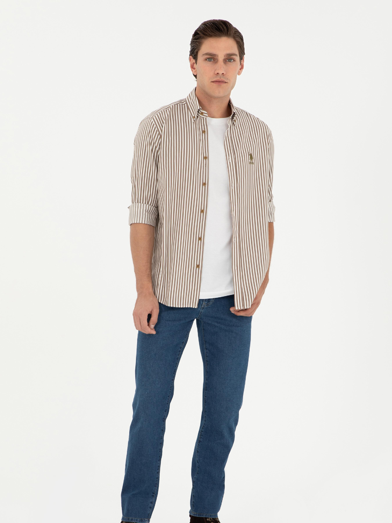 Сорочки US Polo модель G081SZ004.000.2004222.VR027 Фото