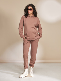 Штани Yula mama Berit модель BeritTR-33.012CappuccinoYLMMBRK Фото