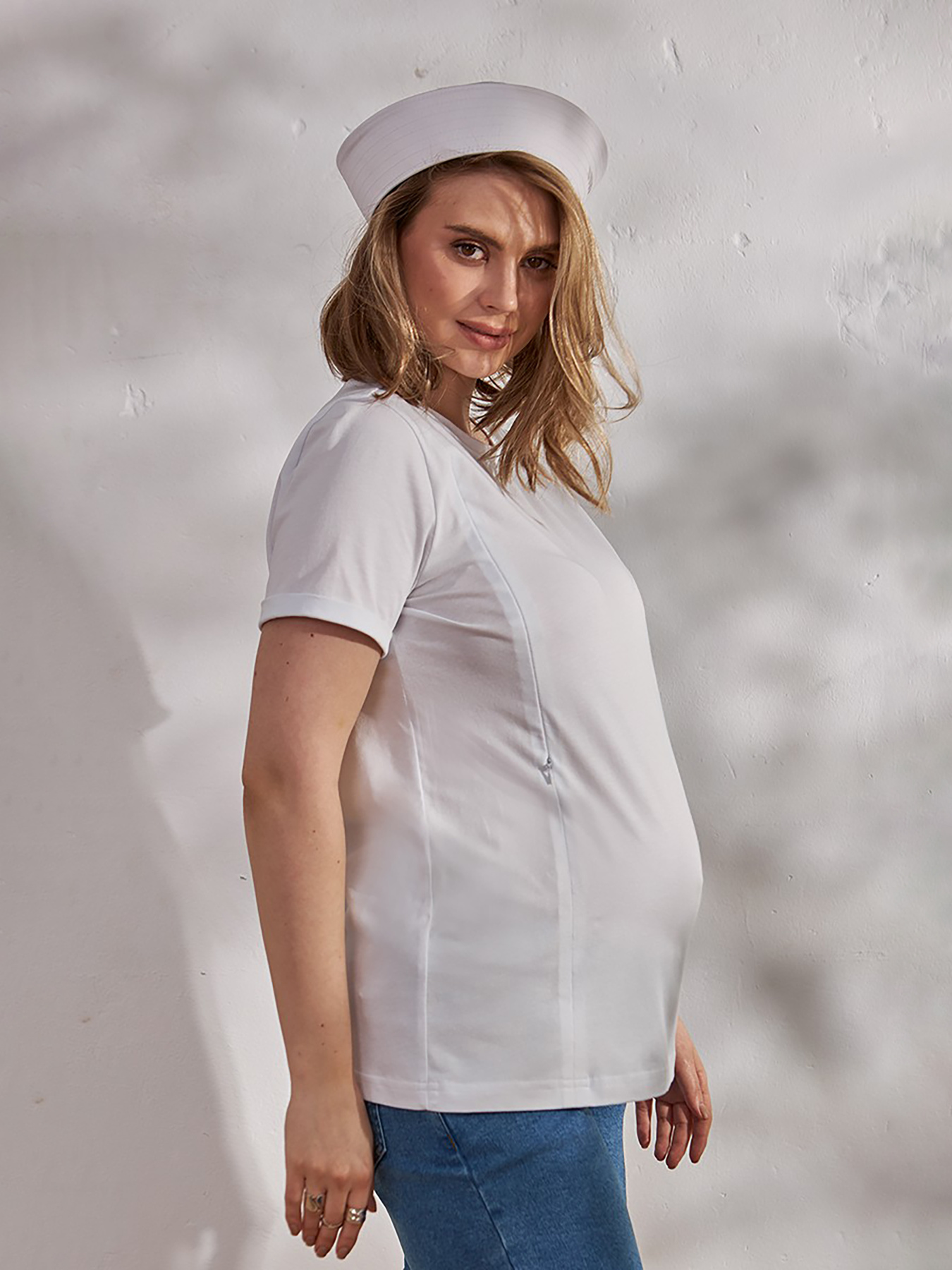 Футболки і поло Yula mama Una модель UnaNR-24.052WhiteYLMMTSH Футболки і поло Yula mama Una модель UnaNR-24.052WhiteYLMMTSH Фото
