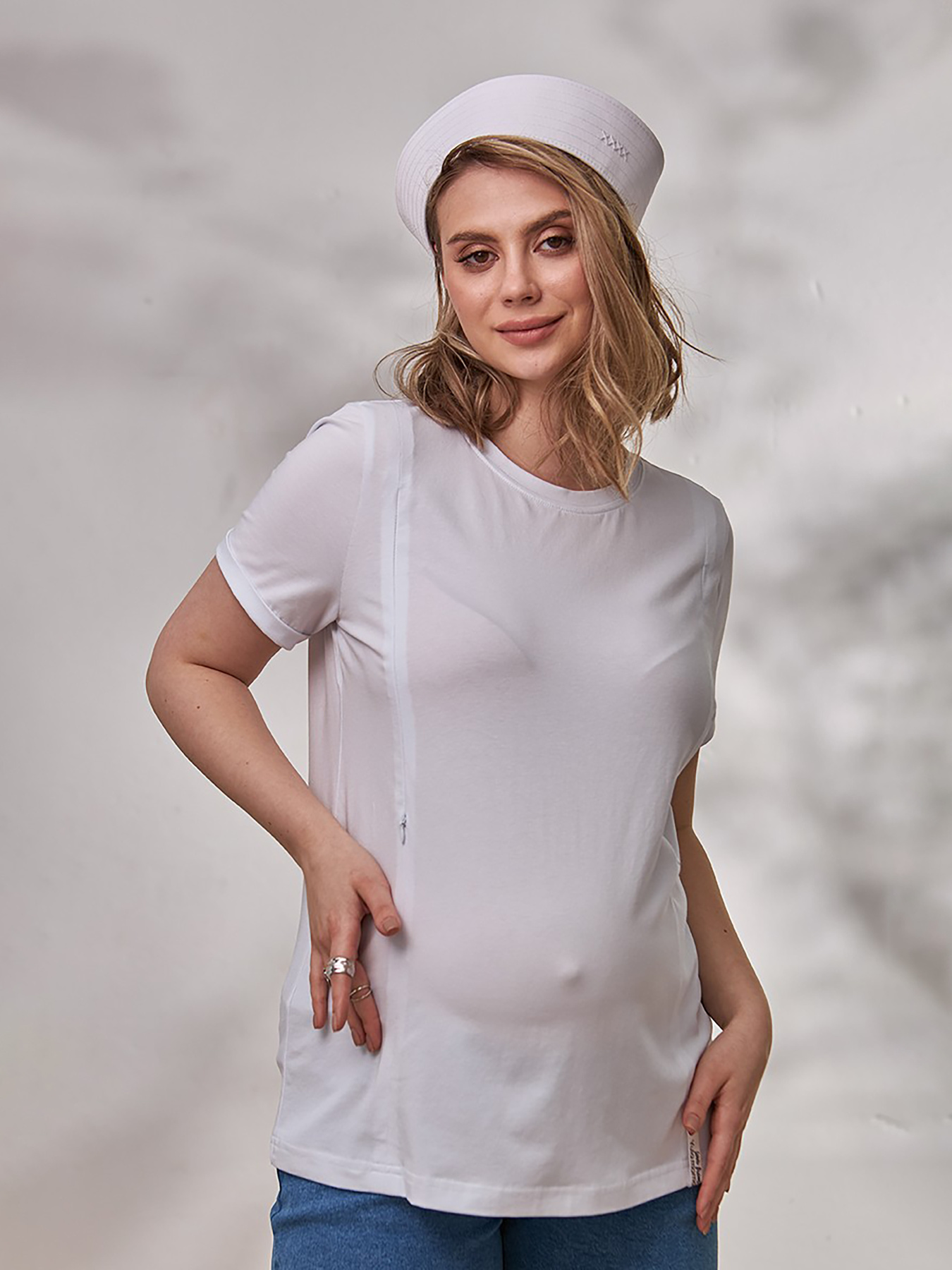 Футболки і поло Yula mama Una модель UnaNR-24.052WhiteYLMMTSH Футболки і поло Yula mama Una модель UnaNR-24.052WhiteYLMMTSH Фото