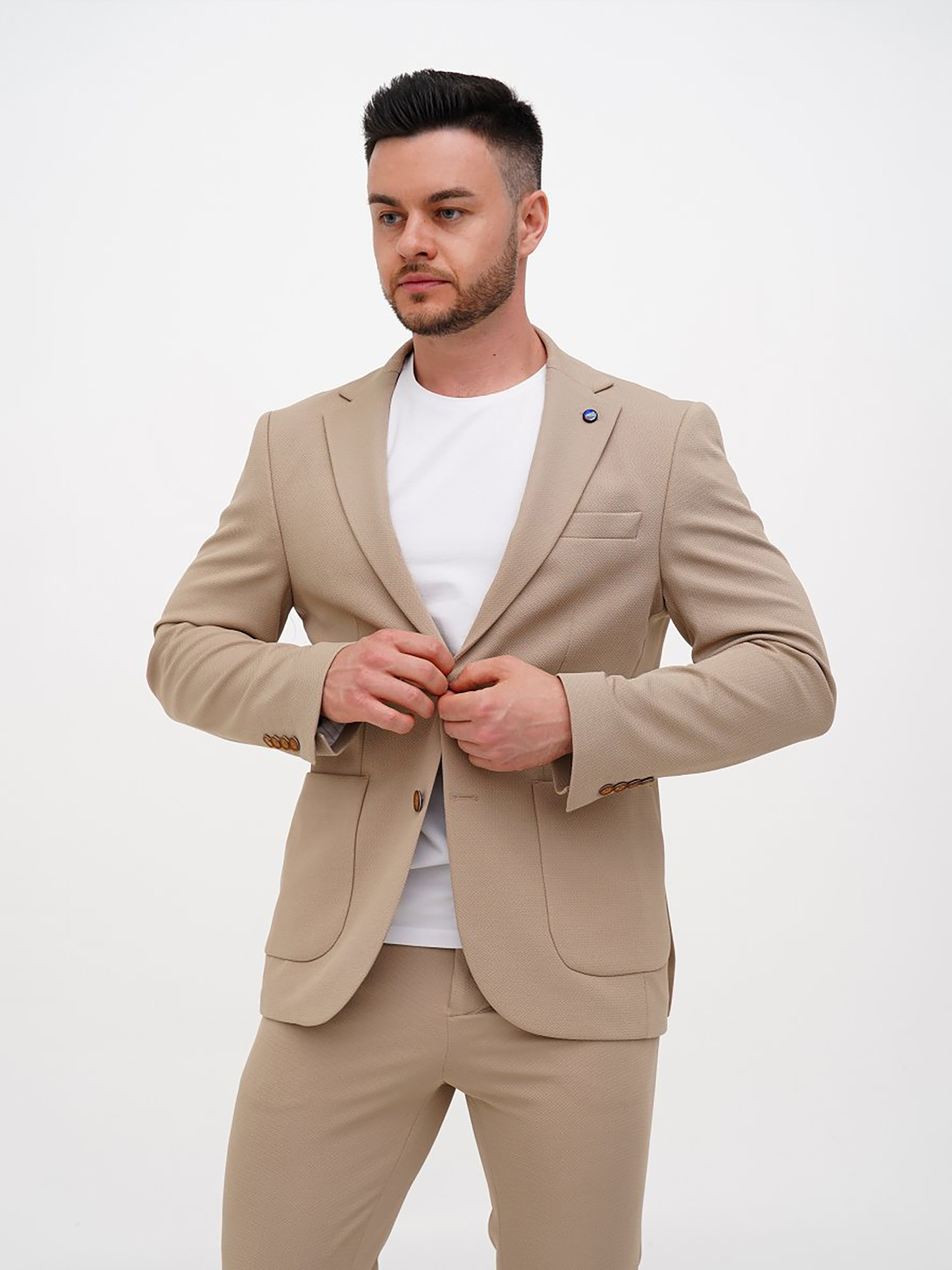 Костюми Trend Collection модель TC11414BeigeKSTMMN Костюми Trend Collection модель TC11414BeigeKSTMMN Фото