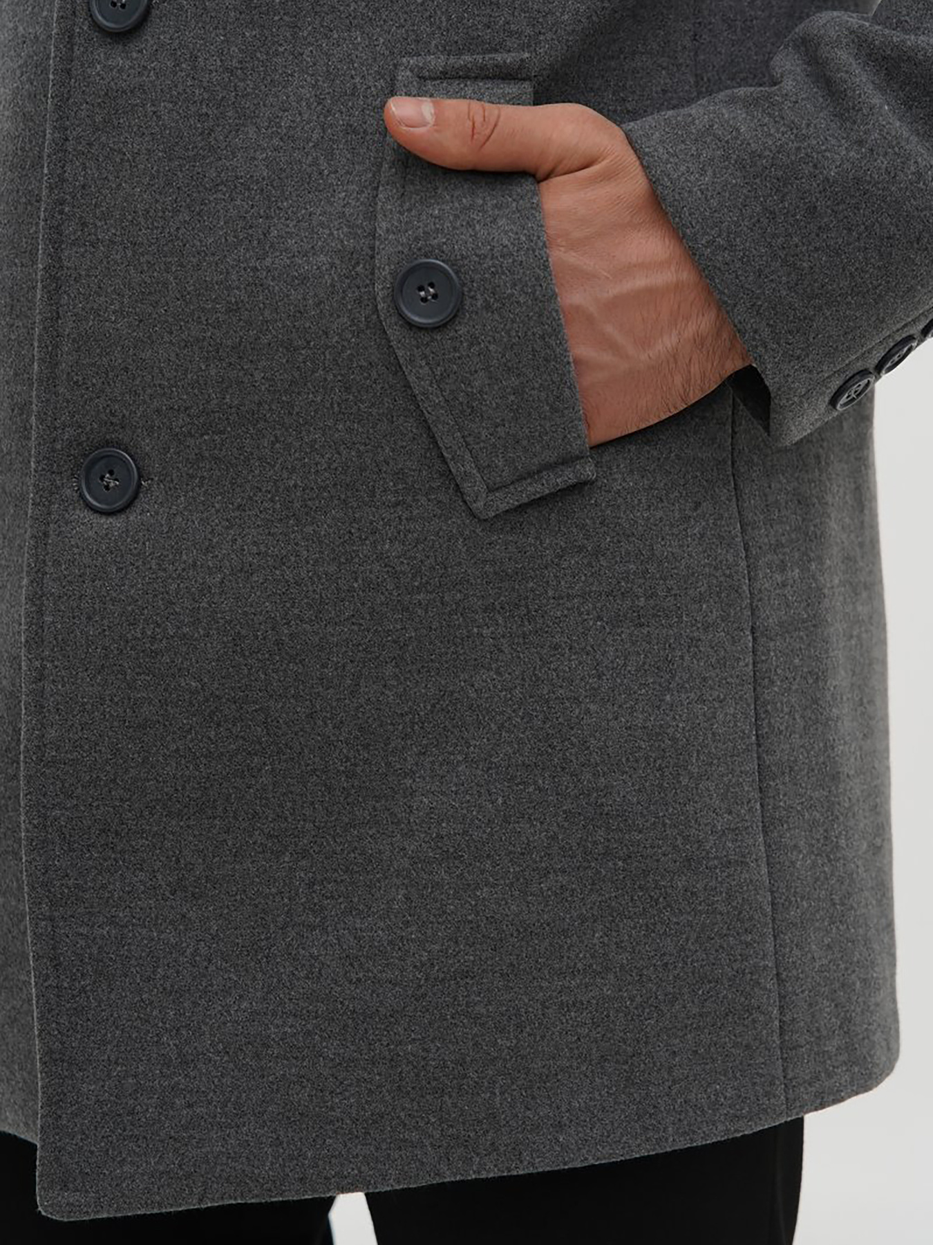 Пальто и плащи Trend Collection модель TC12825GreyPLTMN Фото