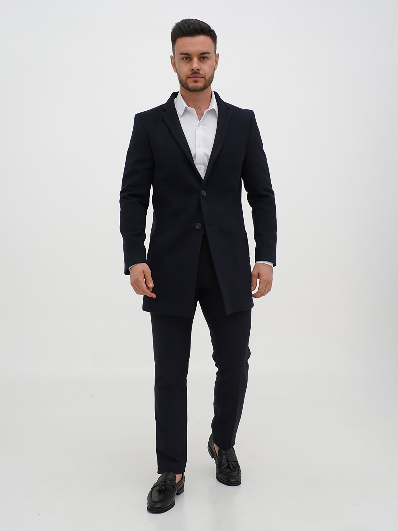 Пальто и плащи Trend Collection модель TC12822DarkBluePLTMN Фото