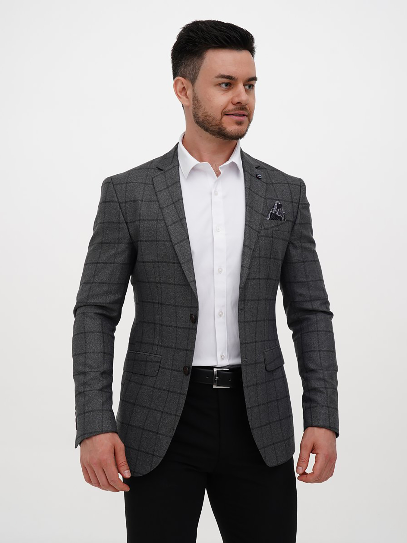 Піджаки Trend Collection модель TC12238GreyPDZHKMN Фото