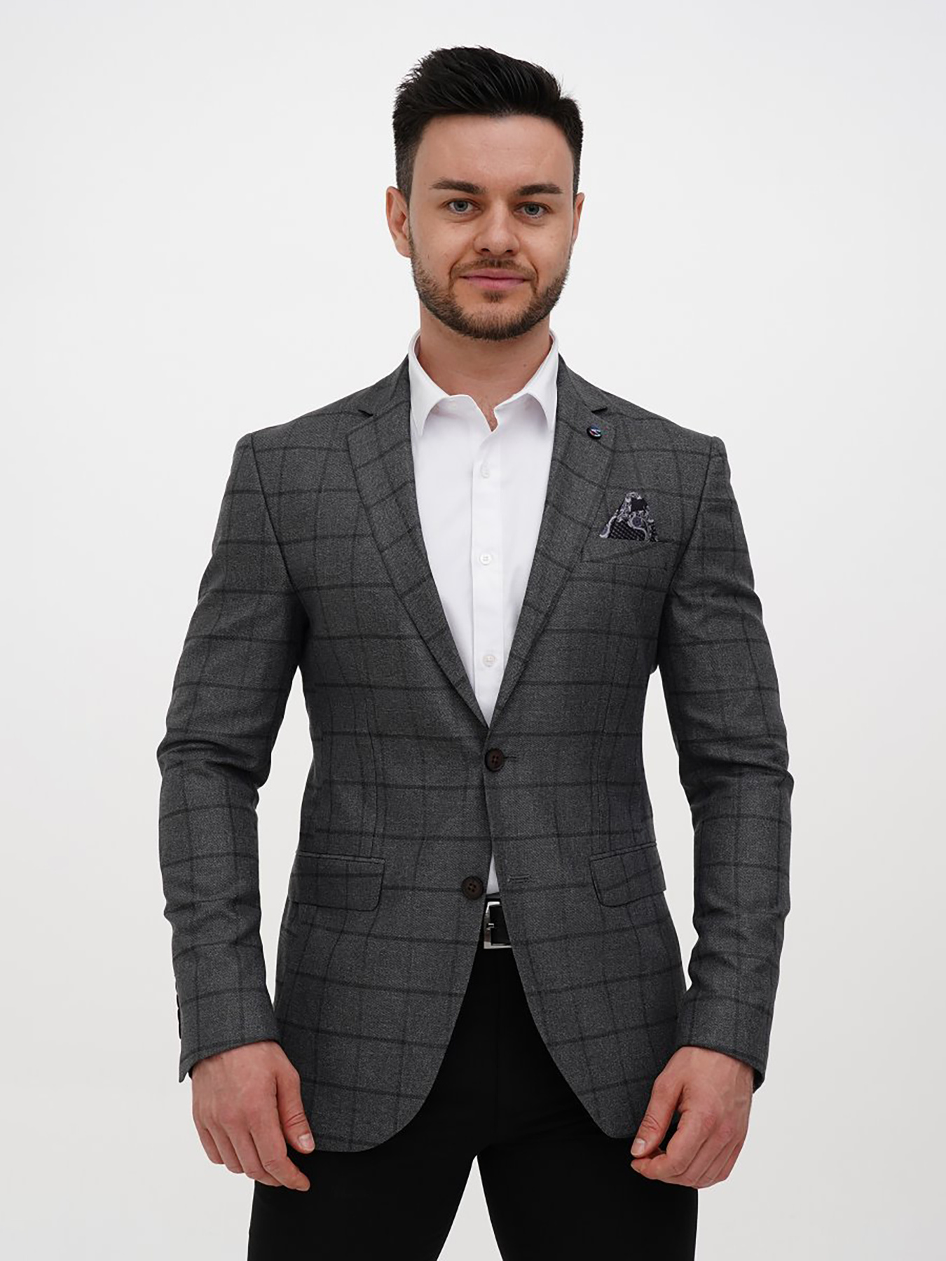 Піджаки Trend Collection модель TC12238GreyPDZHKMN Фото