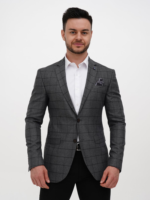 Пиджаки Trend Collection модель TC12238GreyPDZHKMN Фото