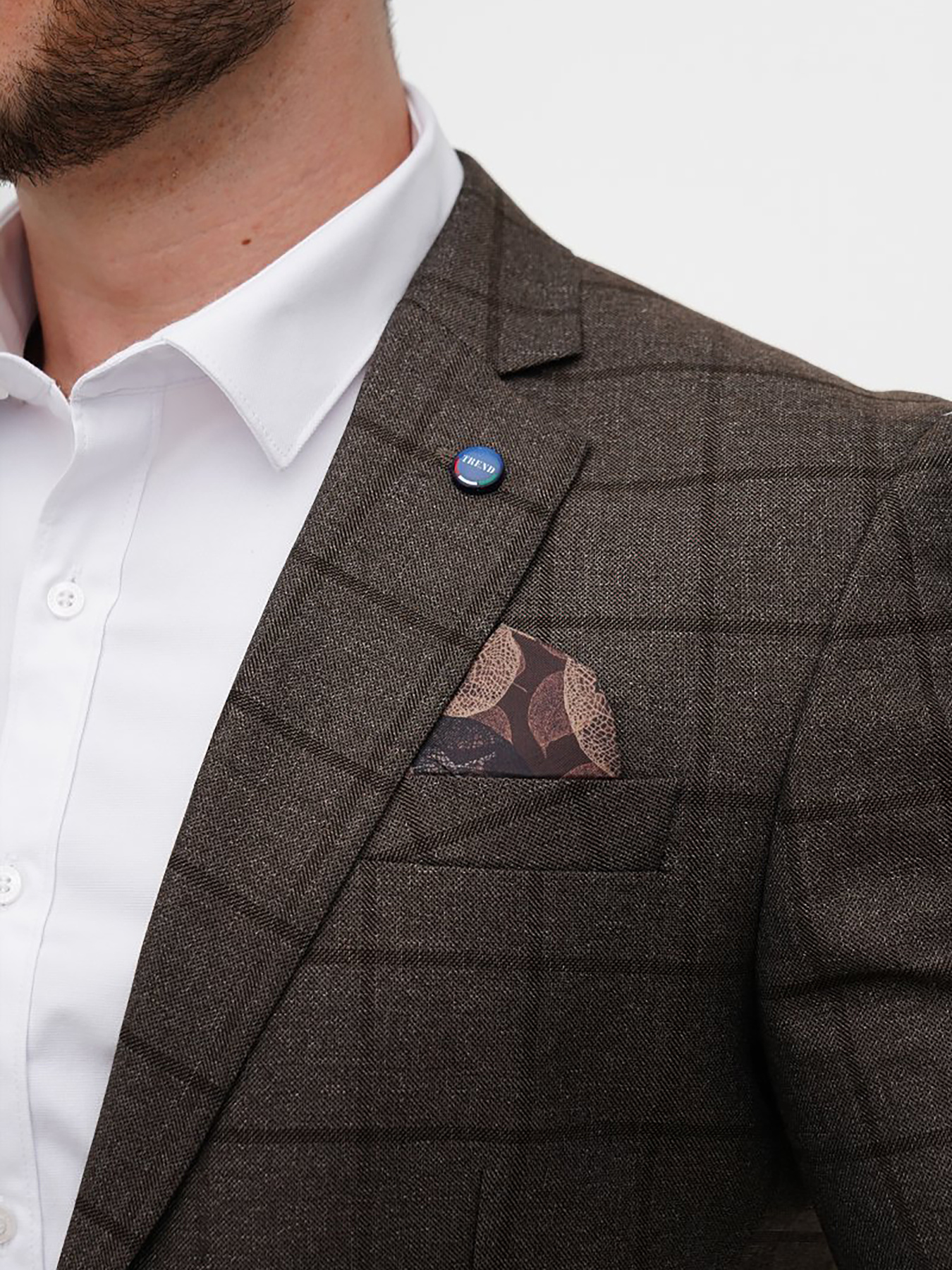 Піджаки Trend Collection модель TC12237BrownPDZHKMN Фото