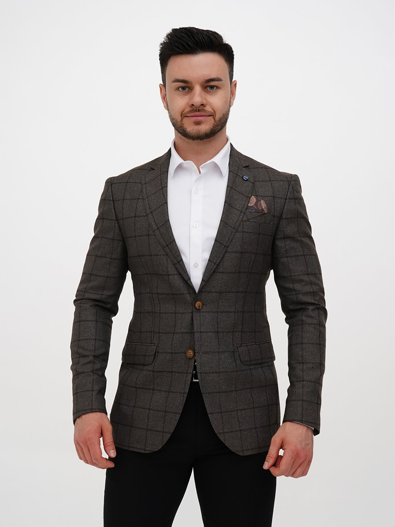 Піджаки Trend Collection модель TC12237BrownPDZHKMN Фото