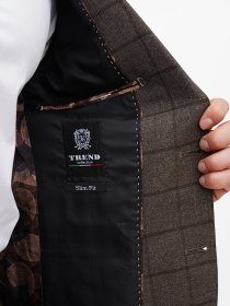 Піджаки Trend Collection модель TC12237BrownPDZHKMN Фото