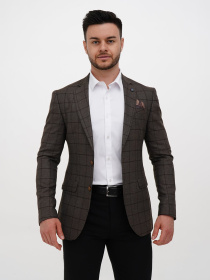 Піджаки Trend Collection модель TC12237BrownPDZHKMN Фото