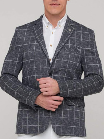 Піджаки Trend Collection модель TC11901GreyPDZHKMN Фото