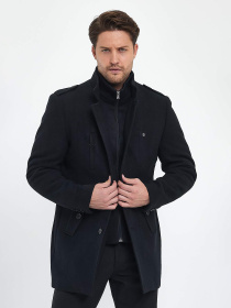 Пальто и плащи Trend Collection модель TC9679DarkBluePLTMN Фото