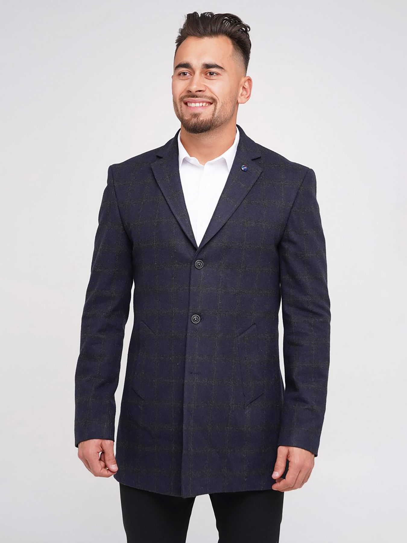 Пальто и плащи Trend Collection модель TC5554DarkBluePLTMN Фото