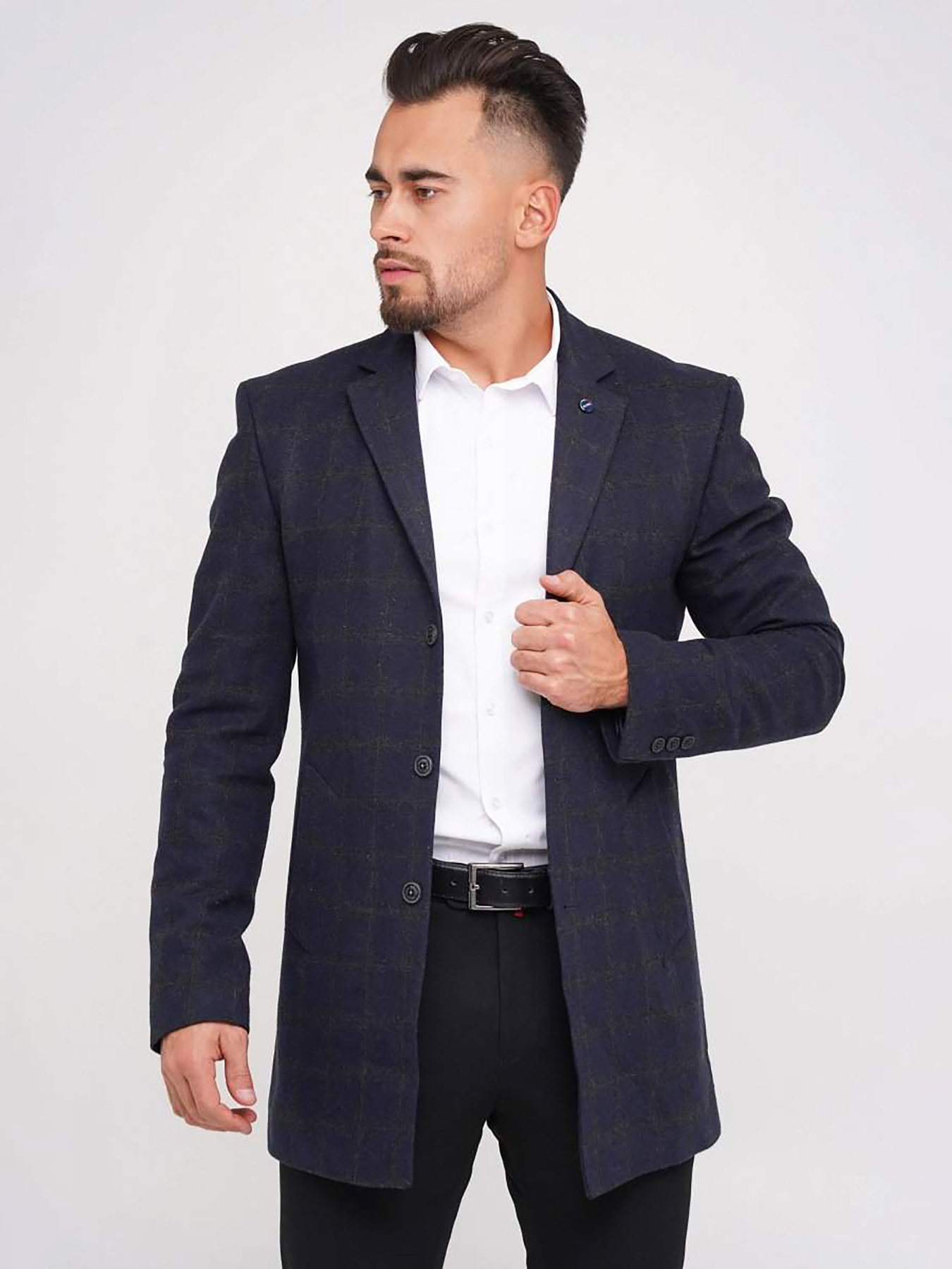 Пальто и плащи Trend Collection модель TC5554DarkBluePLTMN Фото