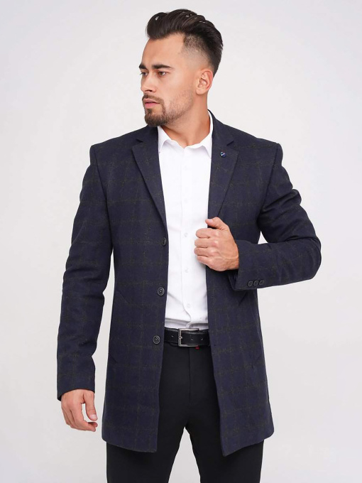 Пальто и плащи Trend Collection модель TC5554DarkBluePLTMN Фото