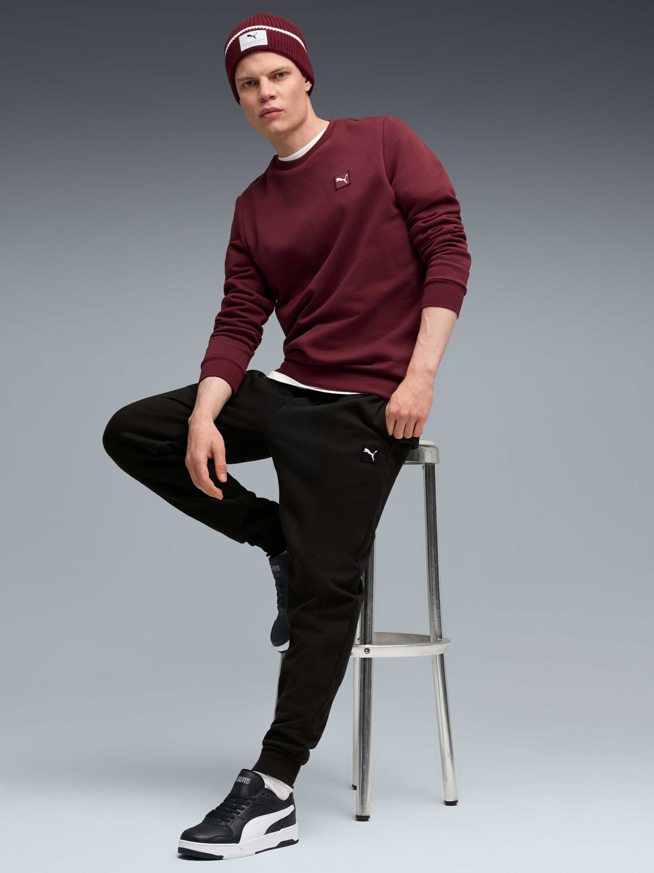 Костюмы PUMA Ess Elevated Crew Sweat Suit модель 688178 Фото
