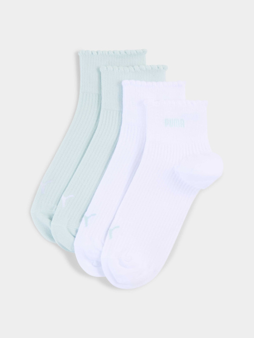 Шкарпетки та гольфи PUMA Women Scallop Edge Quar модель 947223 Фото