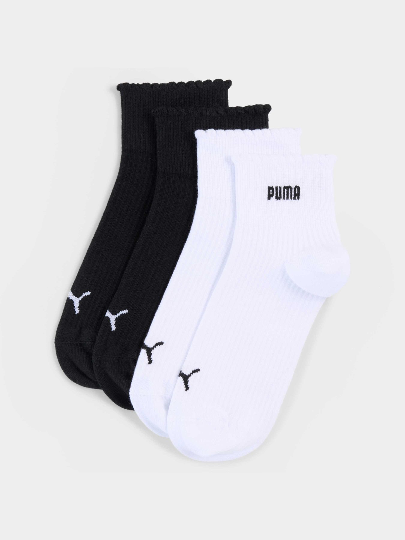 Шкарпетки та гольфи PUMA Women Scallop Edge Quar модель 947223 Шкарпетки та гольфи PUMA Women Scallop Edge Quar модель 947223 Фото