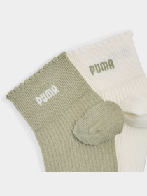 Шкарпетки та гольфи PUMA Women Scallop Edge Quar модель 947223 Фото
