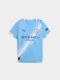 Футболки и поло PUMA Mcfc Home Jersey Replica Jr модель 780341 Фото