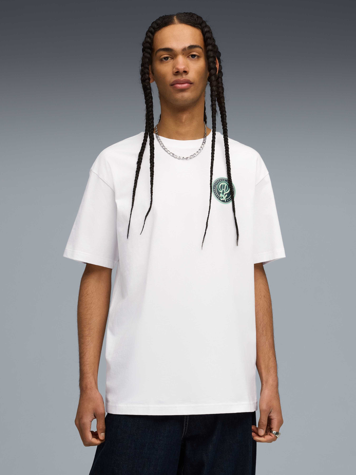 Футболки и поло PUMA Wardrobe Ess Graphic Tee модель 632106 Футболки и поло PUMA Wardrobe Ess Graphic Tee модель 632106 Фото