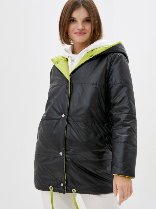 Куртки и дубленки ISSA Plus модель SA-31_blacklightgreen Фото