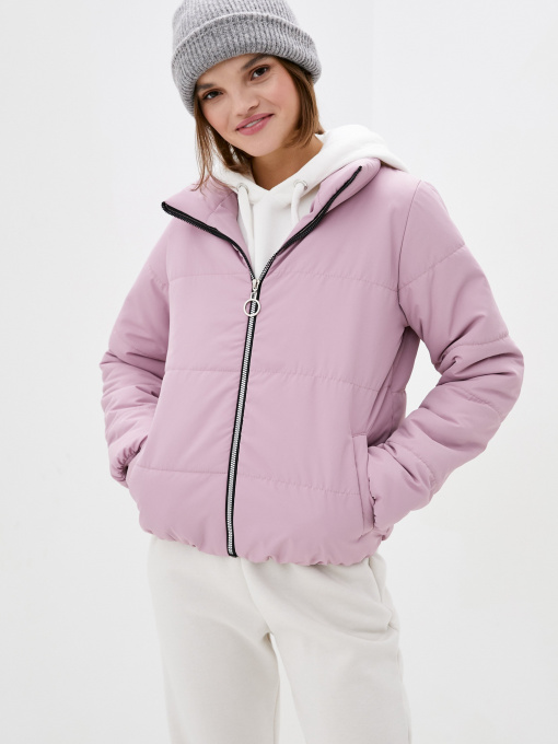 Куртки и дубленки ISSA Plus модель SA-308_pink Фото