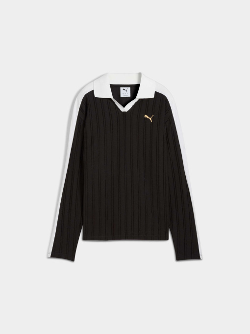 Футболки і поло PUMA T7 Relaxed Long Sleeve Polo модель 632141 Фото