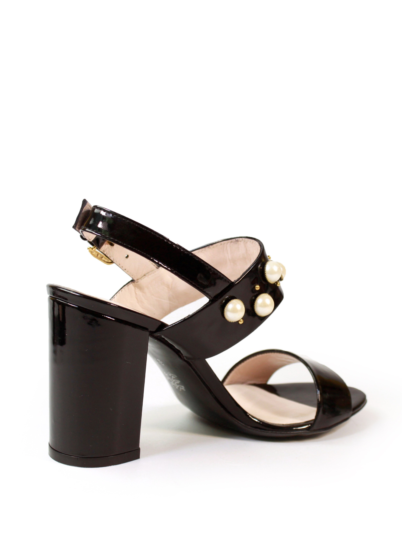 Босоніжки It-girl модель 4854-black-lak Фото