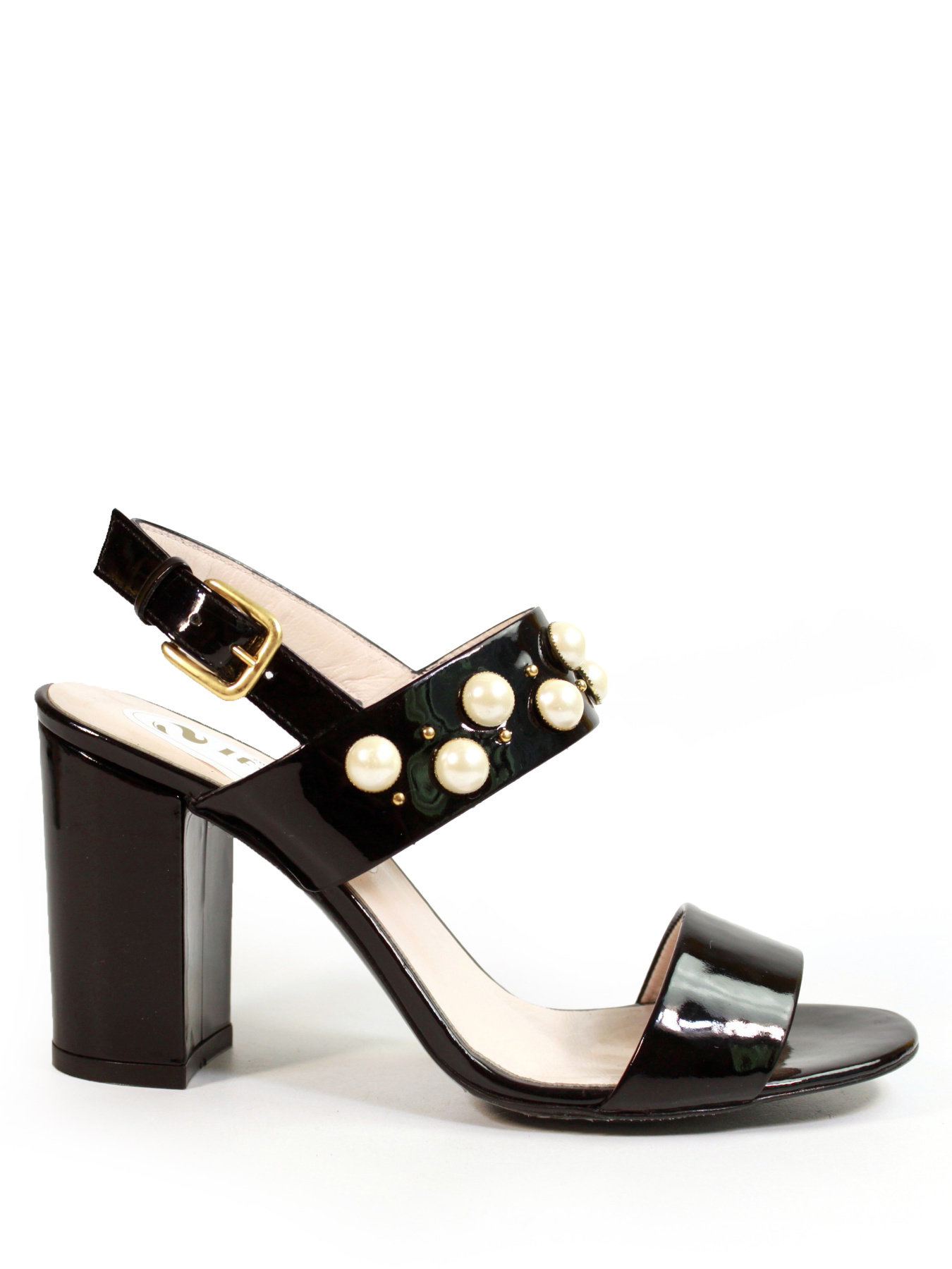 Босоніжки It-girl модель 4854-black-lak Фото