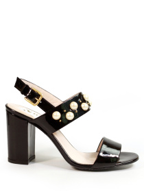 Босоніжки It-girl модель 4854-black-lak Фото