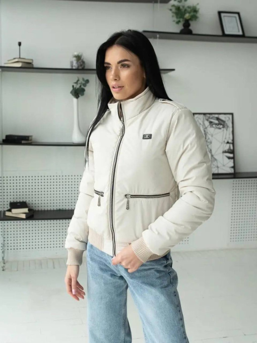 Куртки и дубленки UVENTUM модель UF-32-MILK Фото