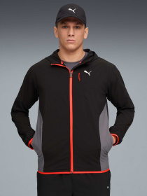 Куртки и дубленки PUMA M Pwrtrain Woven Jacket модель 527650 Фото