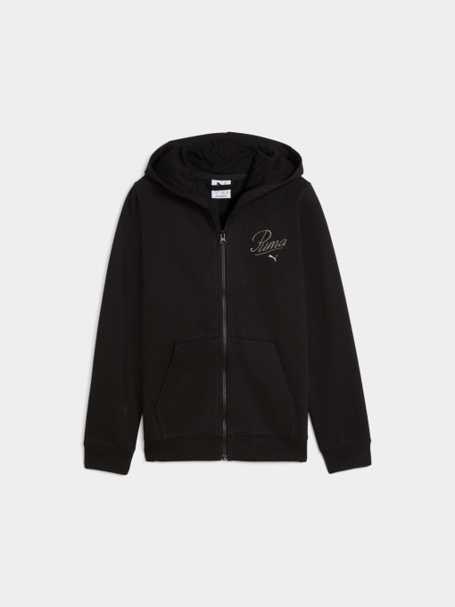 Худі та світшоти PUMA Ess Script Full-zip Hoodie модель 689253 Фото