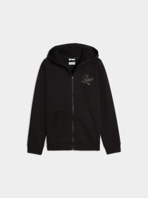 Худі та світшоти PUMA Ess Script Full-zip Hoodie модель 689253 Фото