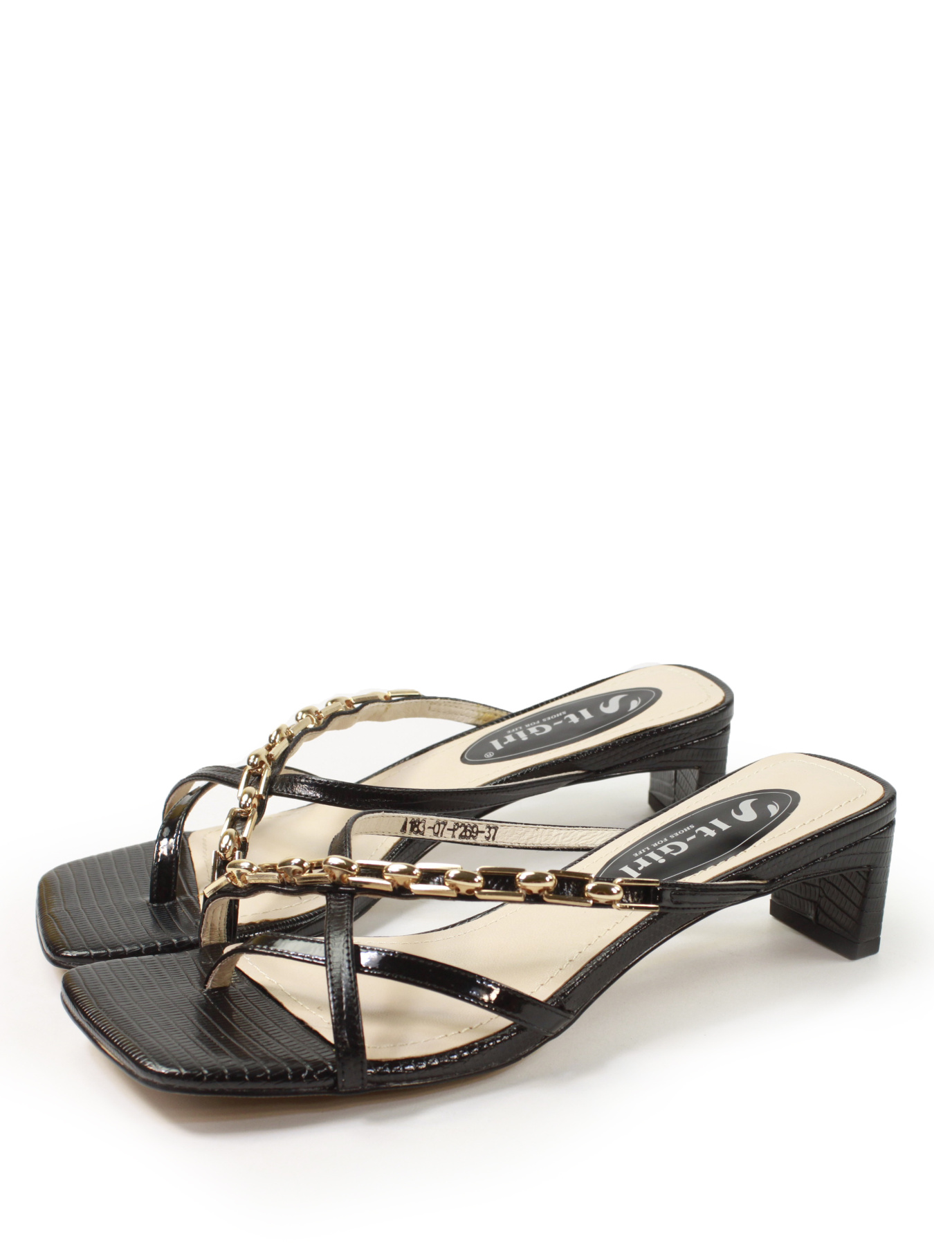 Шлёпанцы It-girl модель A183-07-P269-black Фото