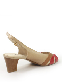 Босоніжки It-girl модель CA861828-719CL-beige-red Фото