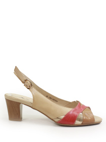 Босоніжки It-girl модель CA861828-719CL-beige-red Фото