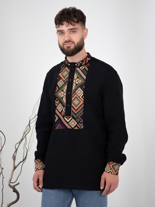 Вышиванки Едельвіка модель 255-25-00black Фото