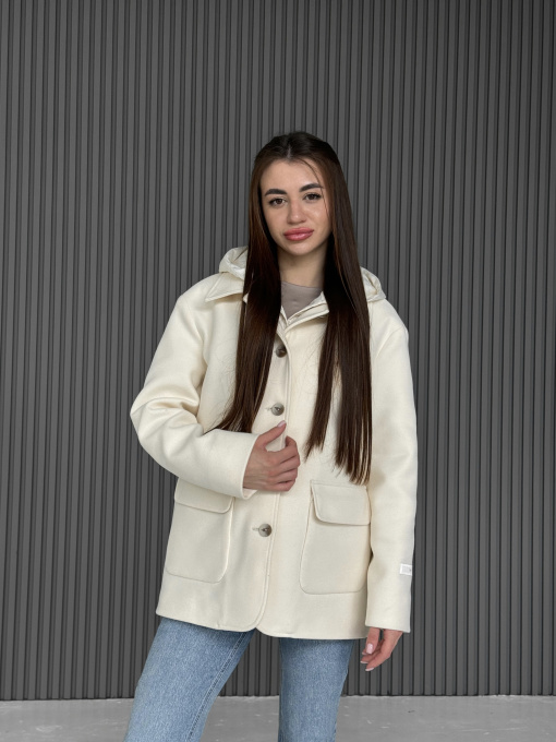Пальто и плащи D&V couture модель DV-007-WHT Фото