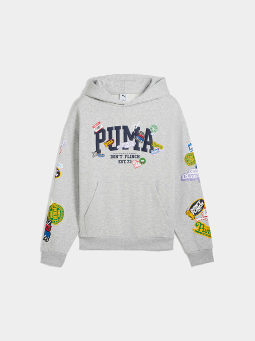 Худі та світшоти PUMA Sticker Pack Pullover Hoodie модель 632827 Фото