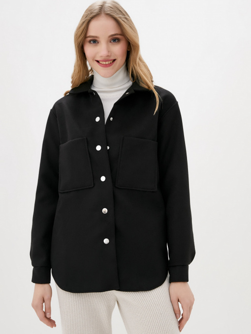 Сорочки ISSA Plus модель 12930_black Фото