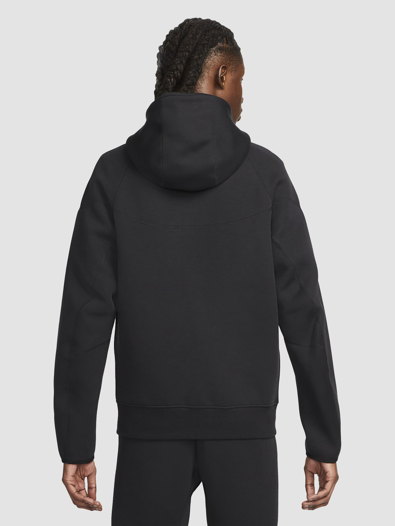 Худі та світшоти NIKE Sportswear Tech Fleece Windrunner Full-Zip Hoodie модель FB7921-010 Фото