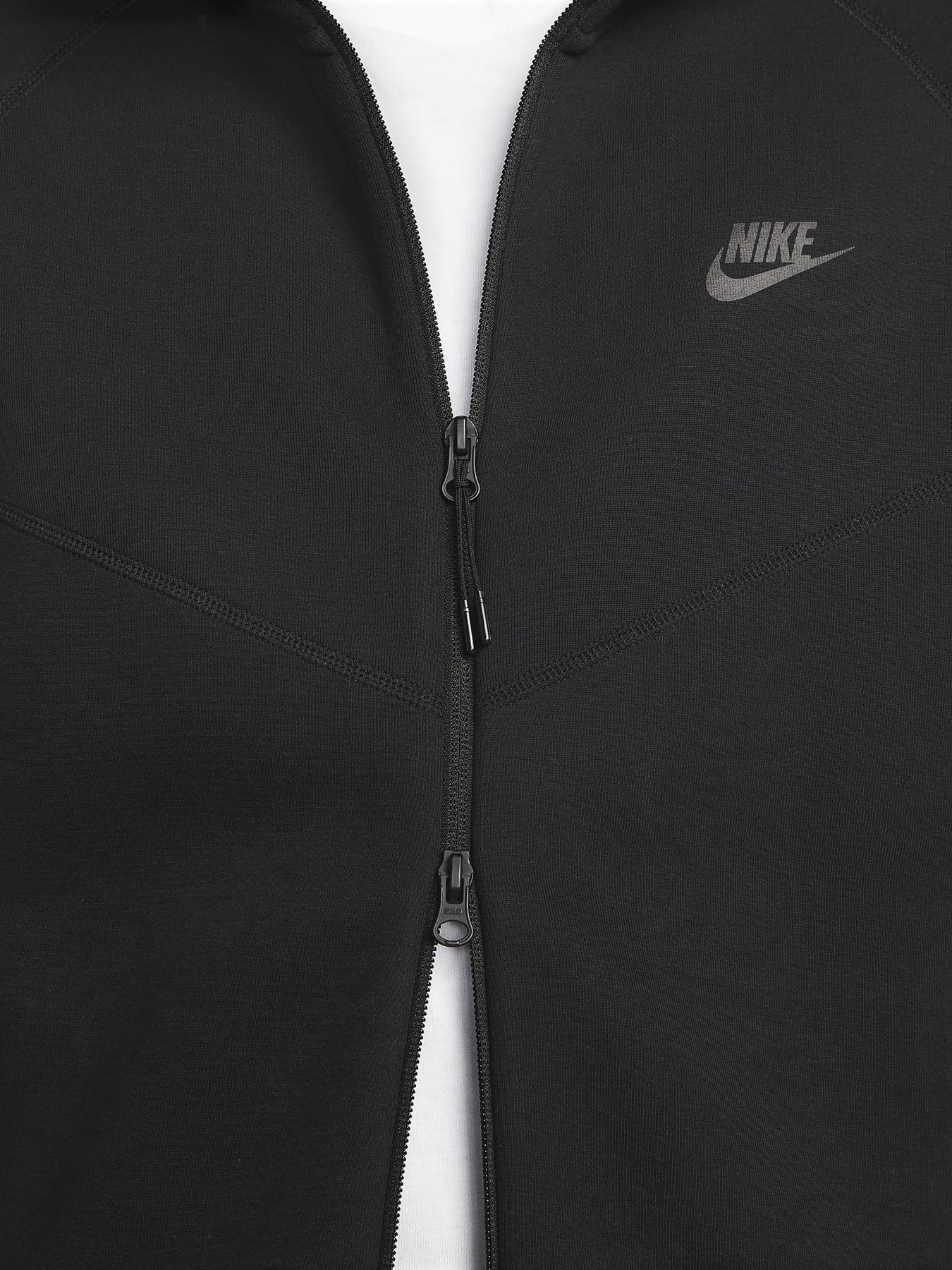 Худі та світшоти NIKE Sportswear Tech Fleece Windrunner Full-Zip Hoodie модель FB7921-010 Фото