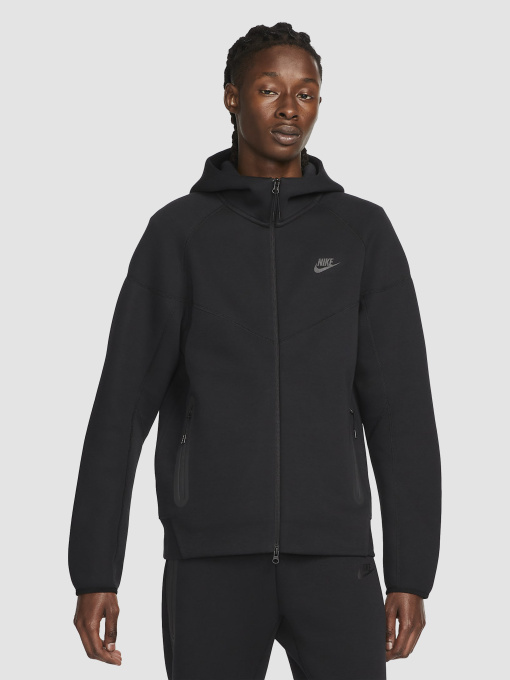 Худи и свитшоты NIKE Sportswear Tech Fleece Windrunner Full-Zip Hoodie модель FB7921-010 Фото