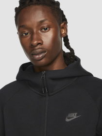 Худі та світшоти NIKE Sportswear Tech Fleece Windrunner Full-Zip Hoodie модель FB7921-010 Фото