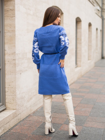 Вишиванки ISSA Plus модель WN20-192_blue Фото