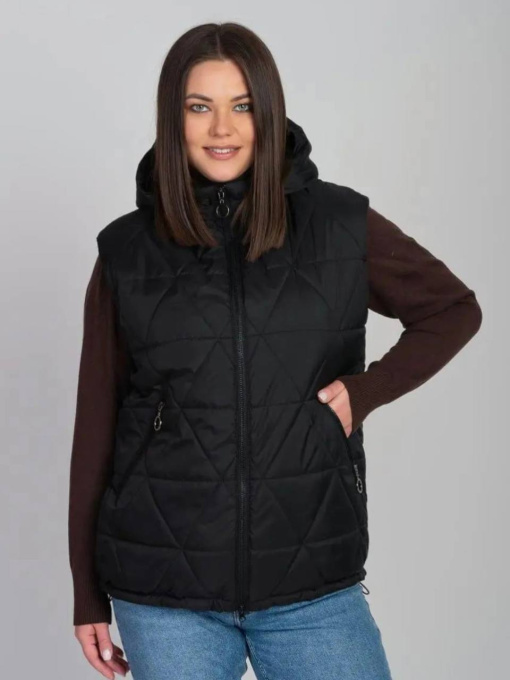 Куртки и дубленки UVENTUM модель LR-10-vest-BLC Фото